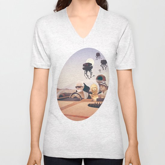 Fear and Loathing on Tatooine Unisex V-Neck