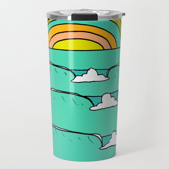 pineapple fields and endless summer vibes Travel Mug