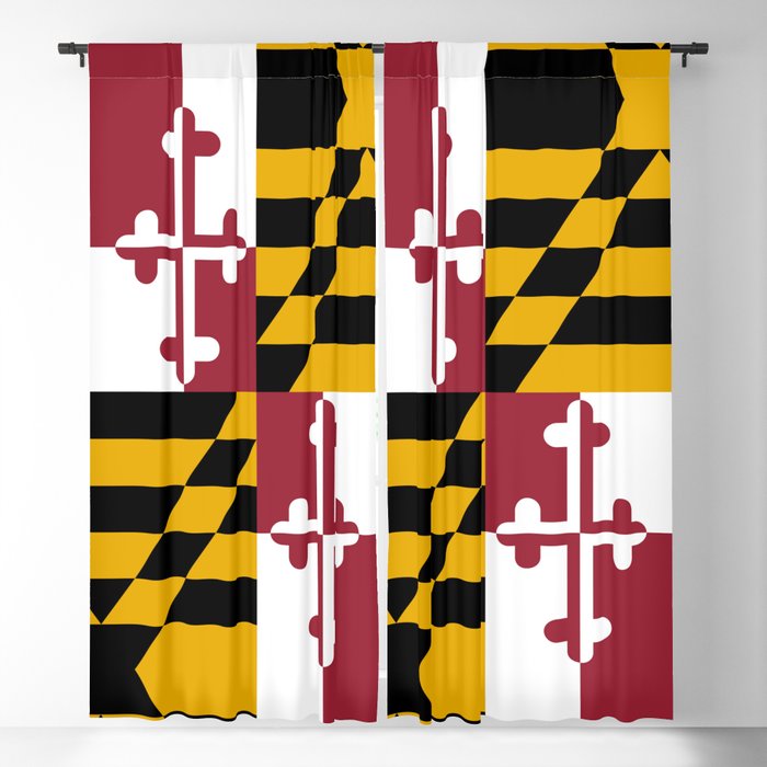 State flag of Flag Maryland Blackout Curtain