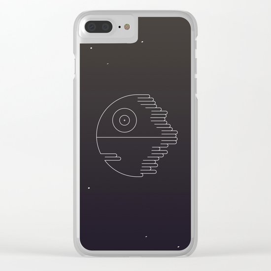 MINIMALIST_DeathStar Clear iPhone Case