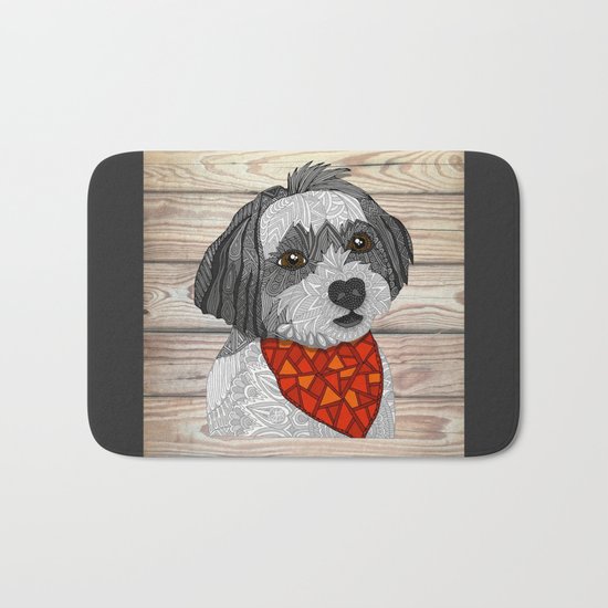 Max the Havanese Bath Mat