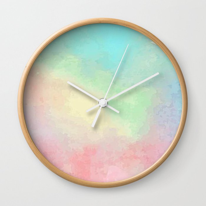 Tie Dye Design Wall Clock