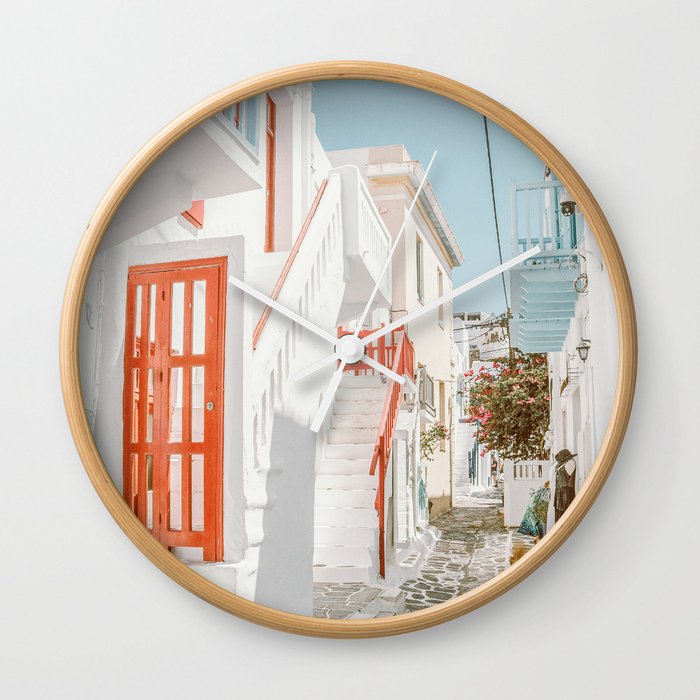 Mykonos Wall Clock