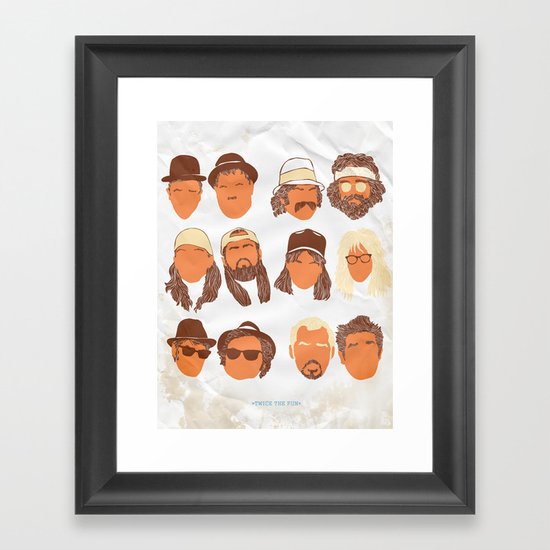 Twice the Fun Framed Art Print