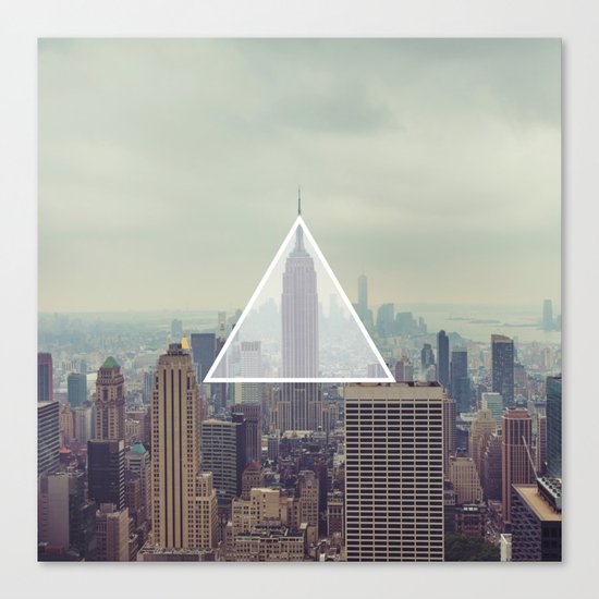 New York Triangle Canvas Print