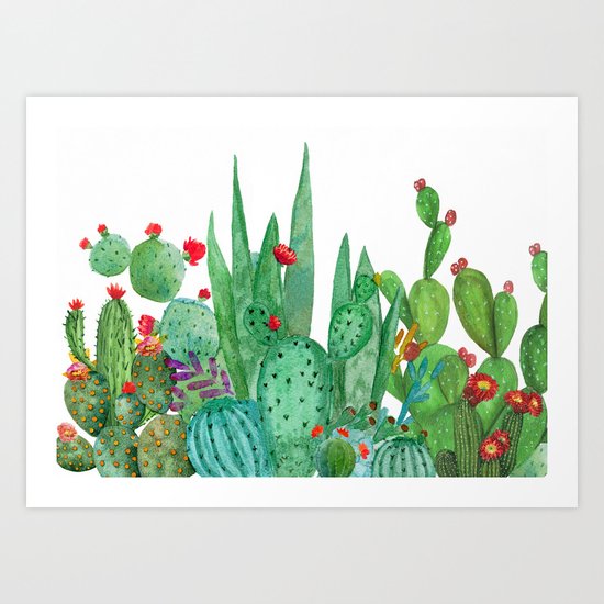 Cactus 12a Art Print
