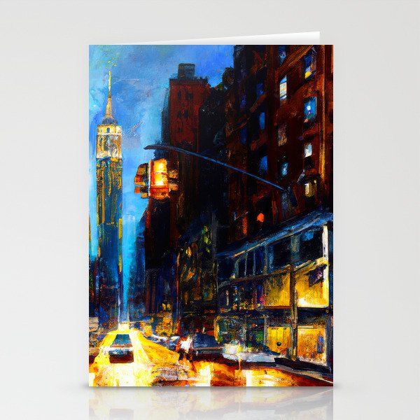 Nights of New York City Stationery Cards