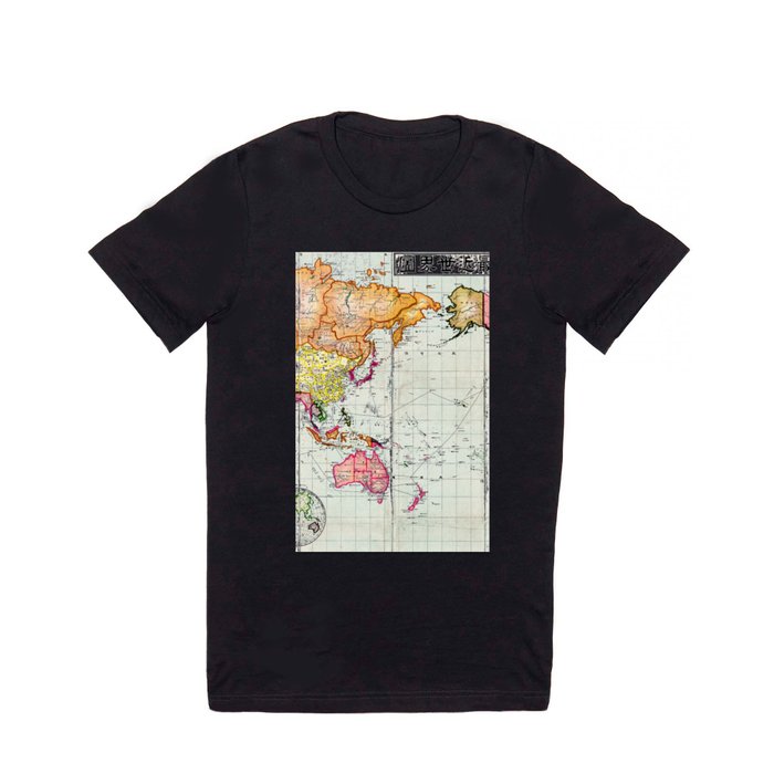 Colorful Antique Map of the World T Shirt