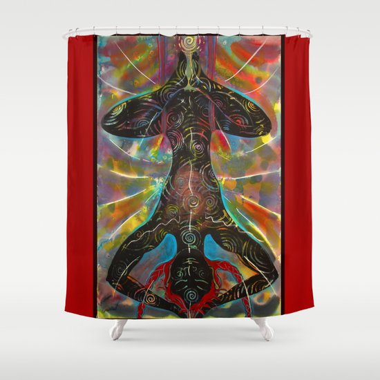 The Hanging Woman Shower Curtain