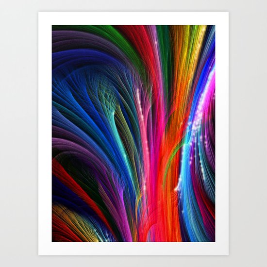 Spectral Magic Art Print
