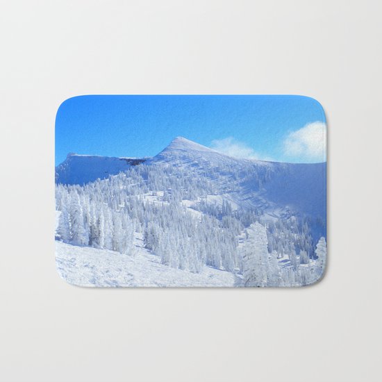 Winter Landscape Bath Mat