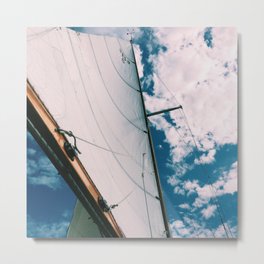 Starboard Jib Into My Life Metal Print | Color, Photo, Pugetsound, Summer, Boat, Sailing 