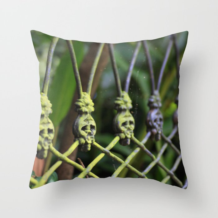 New Orleans - Anne Rice Fence Throw Pillow