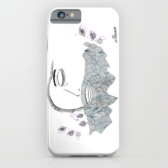 Geometric beard iPhone & iPod Case