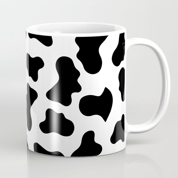 Cow Print Coffee Glass Can Cup, Cow print Tumbler, Coffee Glass