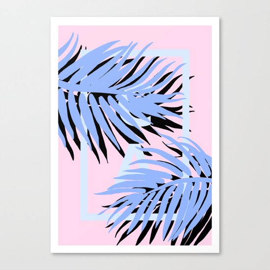 Cali blue blue Canvas Print