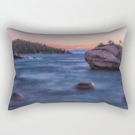 Bonsai Rock at Dusk Rectangular Pillow