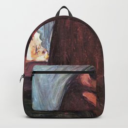 The Kiss Edvard Munch Painting Backpack