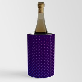 Purple and Pink Halftone Wine Chiller