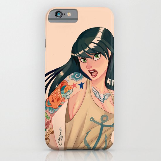 tattoo girl iPhone & iPod Case