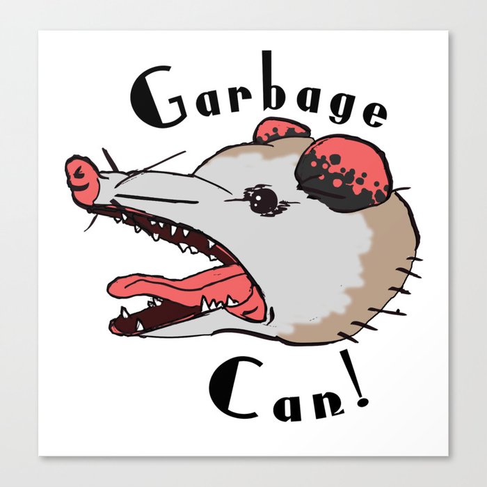 Garbage Can! Canvas Print