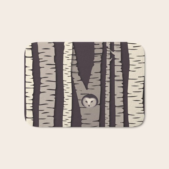Night Owl Bath Mat