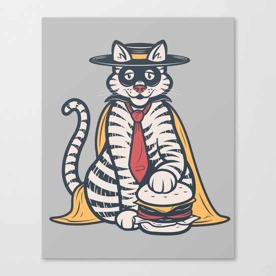 The Cheeze Burglar Canvas Print