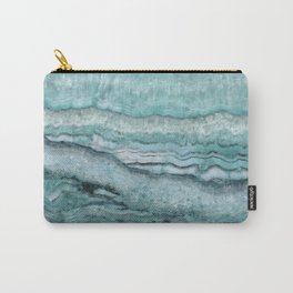 Mystic Stone Aqua Teal Carry-All Pouch