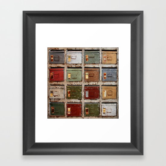 Drawers Framed Art Print