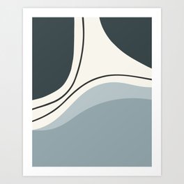Seascapes IV // Abstract Minimal Art Print