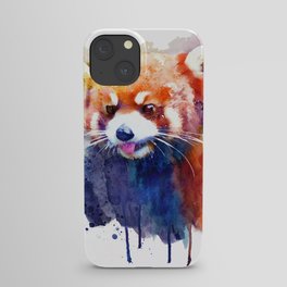 Red Panda Portrait iPhone Case