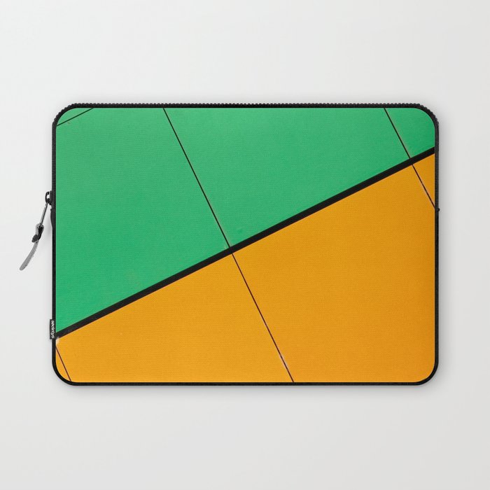 Yellow and Green Laptop Sleeve