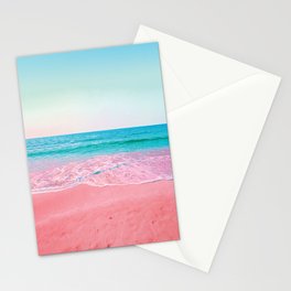 Pastel Ocean View - California Beach Stationery Cards