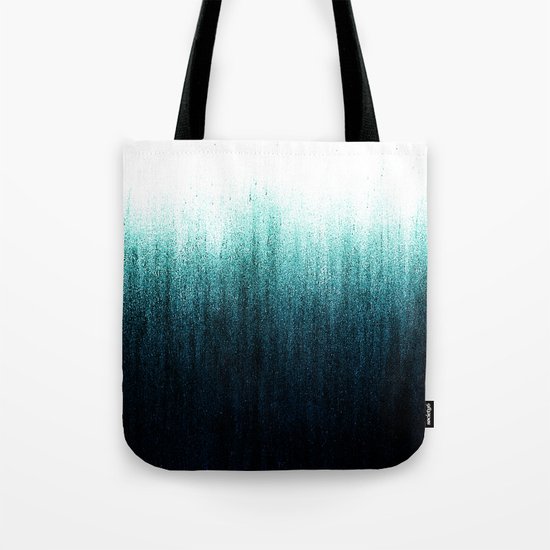 Teal Ombré Tote Bag