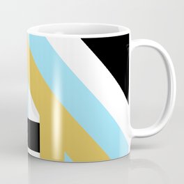 MODERN BLUE LINES PATTERN Coffee Mug