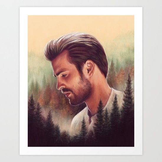 Mountain Lodge Art Print