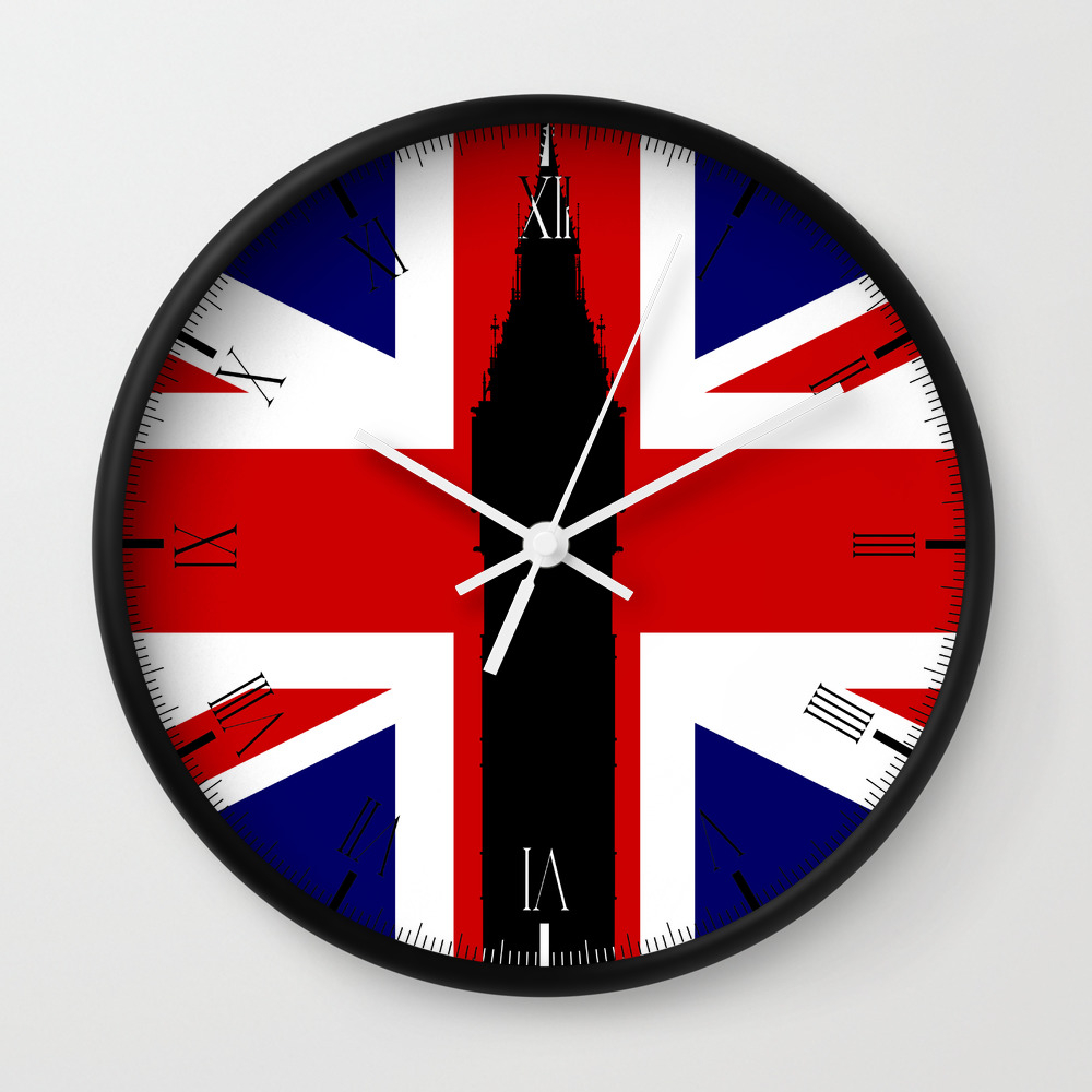 Union Flag Big Ben Wall Clock