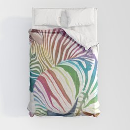 Rainbow Stripes Comforter