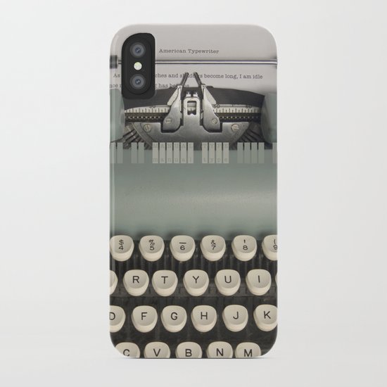 American Typewriter iPhone Case