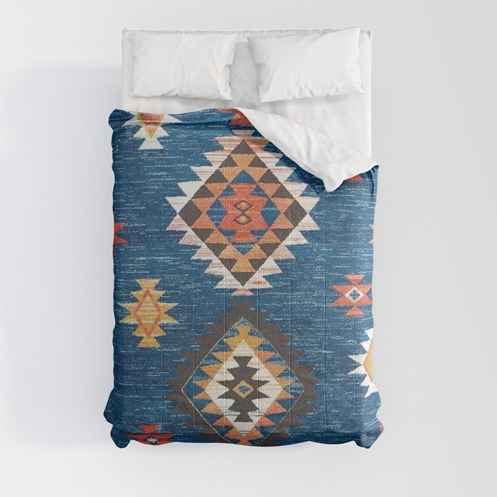 Moroccan Vintage Carpett Design Comforter