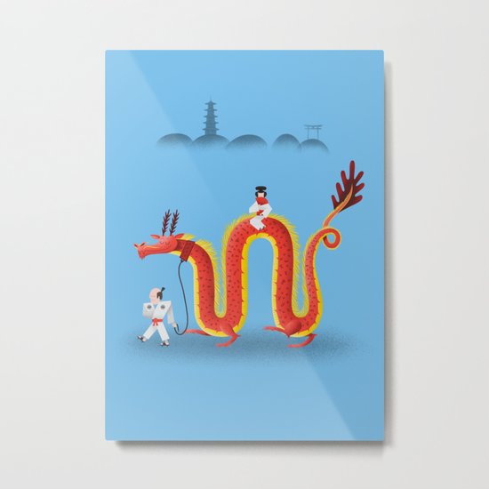 Walkies kudasai Metal Print
