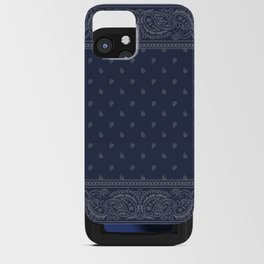 Blue Bandana iPhone Card Case