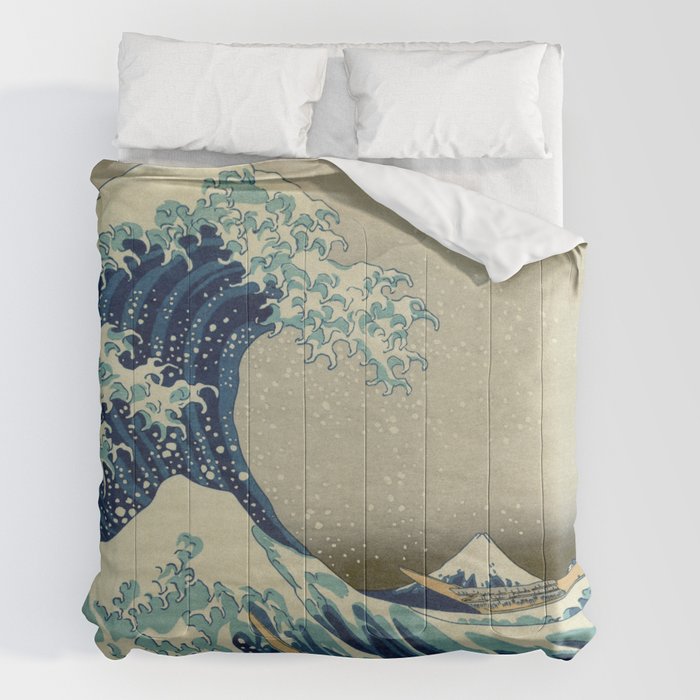 Kyzx8hzfhznkqm Twin, twin xl, full, queen, and king. https society6 com product the classic japanese great wave off kanagawa by hokusai comforter
