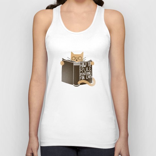 How to Rule the Internet (for cats) Unisex Tank Top