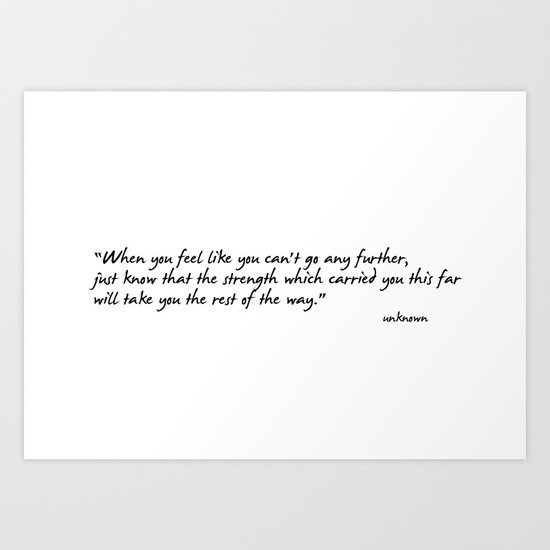 Go further! Art Print