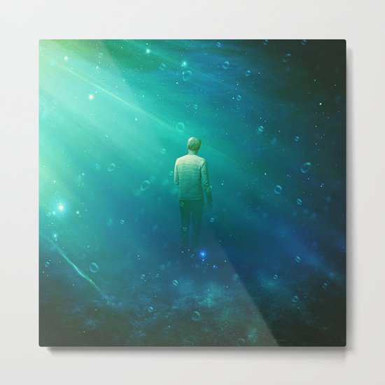 From here to where Metal Print