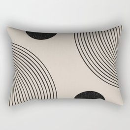 Mid Century Modern Abstract Art 19 Rectangular Pillow