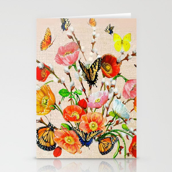 Butterfly Bouquet  Stationery Cards