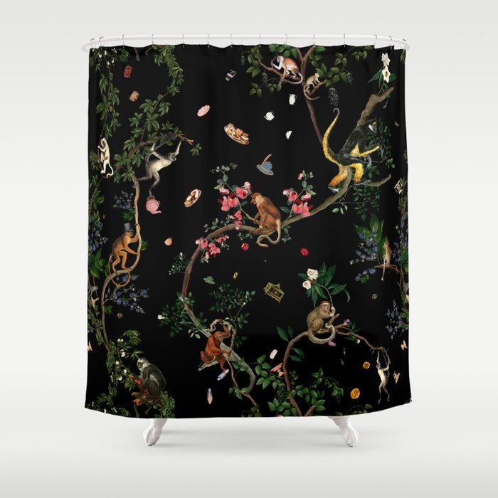 Monkey World Shower Curtain