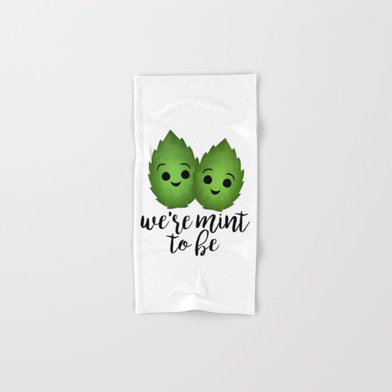 We're Mint To Be Hand & Bath Towel